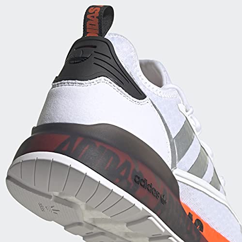 adidas Originals Men S ZX 2K Boost Shoes, Cloud White/Silver